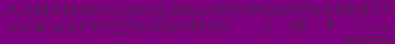 More about StrokebornBold Font StrokebornBold Font – Black Fonts on Purple Background