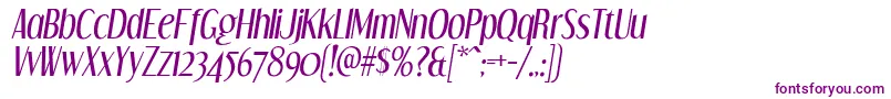 DreamOrphansIt Font – Purple Fonts on White Background