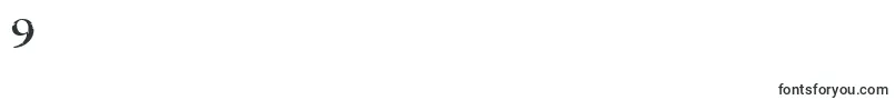 フォントMaryJaneMeade – フォント数字9