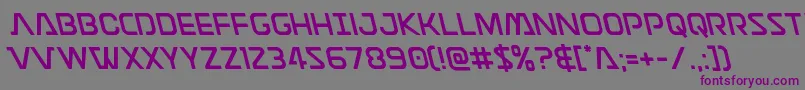 Discotechialeft Font – Purple Fonts on Gray Background