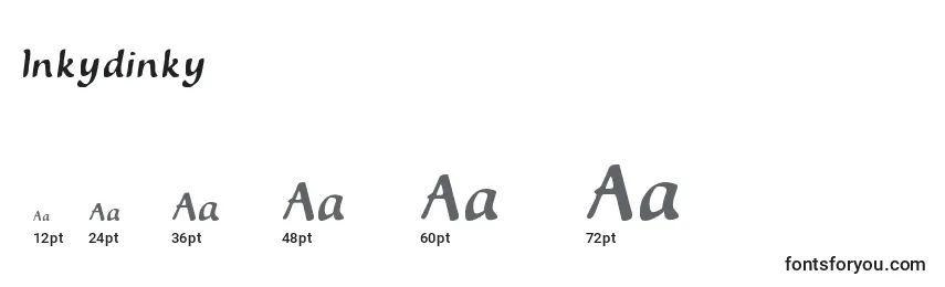 Inkydinky Font Sizes