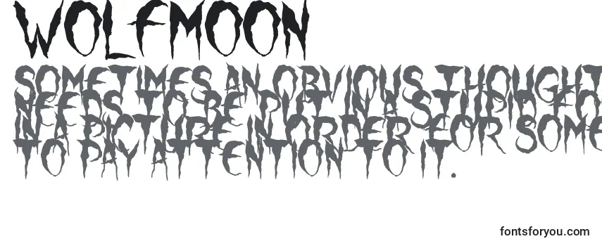 Schriftart WolfMoon (83032)