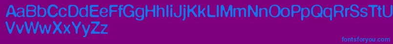Defontenormale Font – Blue Fonts on Purple Background
