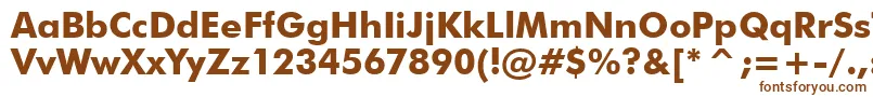 VanielMd Font – Brown Fonts on White Background