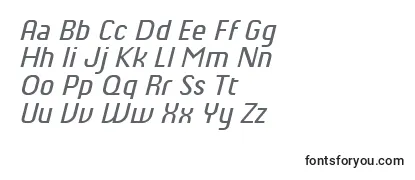 ChiqReducedItalic Font