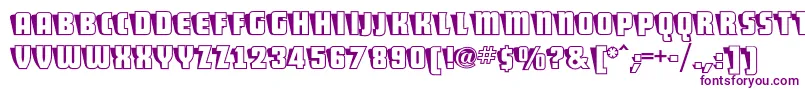 ShoCardcapsnf Font – Purple Fonts