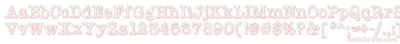 Vintageone Font – Pink Fonts on White Background