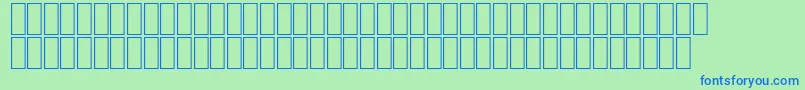 fuente FsDiwany – Fuentes Azules Sobre Fondo Verde