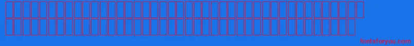 FsDiwany Font – Red Fonts on Blue Background