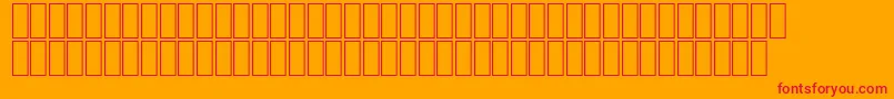 FsDiwany Font – Red Fonts on Orange Background