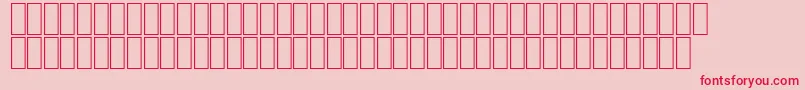 FsDiwany Font – Red Fonts on Pink Background