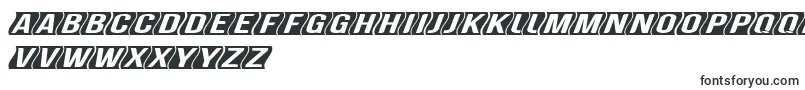 Шрифт GenghiskhanframedMedobliq – толстые шрифты