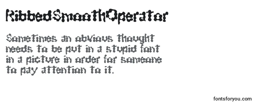 RibbedSmoothOperator Font