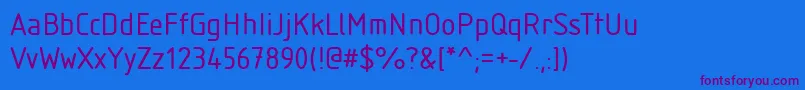 StIsonorm Font – Purple Fonts on Blue Background