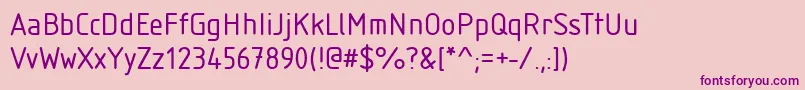 StIsonorm Font – Purple Fonts on Pink Background