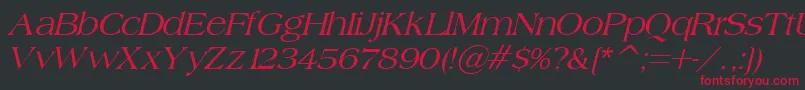 fuente BroadsheetLdoItalic – Fuentes Rojas Sobre Fondo Negro
