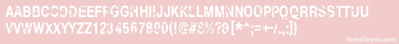 HelloFinland Font – White Fonts on Pink Background