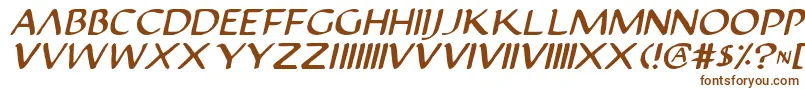 Fonte Justinian2Italic – fontes marrons