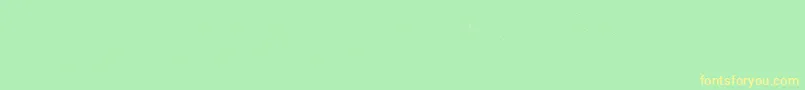 Graffitic5 Font – Yellow Fonts on Green Background