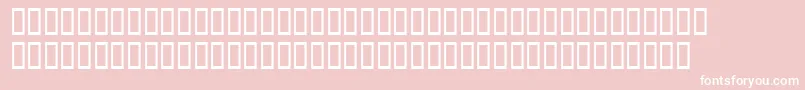 JacobycondicgLight Font – White Fonts on Pink Background