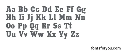 XeniaCondensedCyrillic-fontti