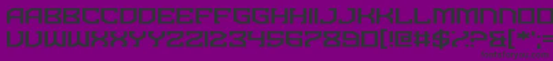 Dominian-fontti – mustat fontit violetilla taustalla