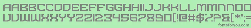 Dominian Font – Gray Fonts on Green Background