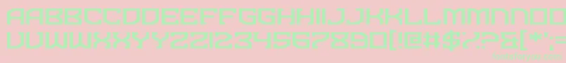 Dominian Font – Green Fonts on Pink Background