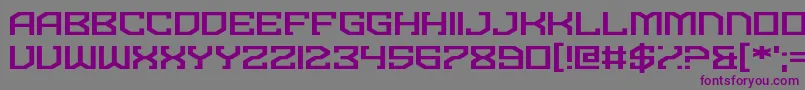 Dominian-fontti – violetit fontit harmaalla taustalla
