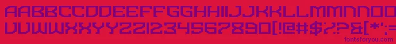 Шрифт Dominian – фиолетовые шрифты на красном фоне