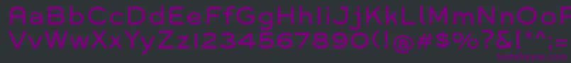 Grover Font – Purple Fonts on Black Background