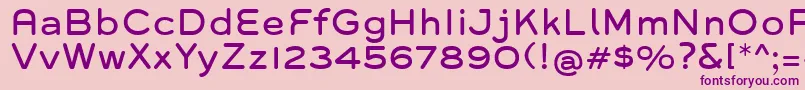 Grover Font – Purple Fonts on Pink Background