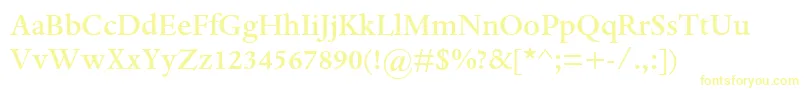 DanteMtMedium Font – Yellow Fonts