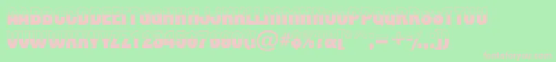 AAlternatitulbw Font – Pink Fonts on Green Background