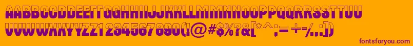 AAlternatitulbw Font – Purple Fonts on Orange Background
