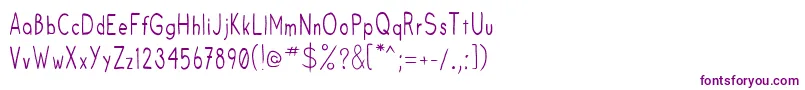 Fruitsale Font – Purple Fonts on White Background