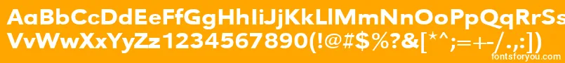 More about Urwgrotesktmedextwid Font Urwgrotesktmedextwid Font – White Fonts on Orange Background