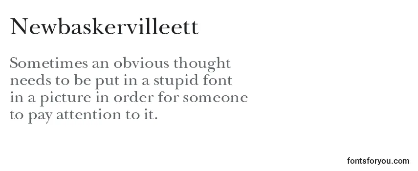 Review of the Newbaskervilleett Font