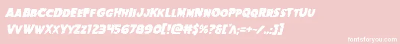 More about Goblincreekitalic Font Goblincreekitalic Font – White Fonts on Pink Background