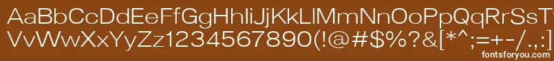 Подробнее о шрифте Lunchtype24LightExpanded Шрифт Lunchtype24LightExpanded – белые шрифты на коричневом фоне