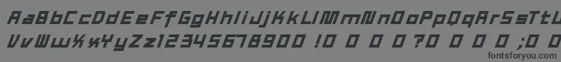 TexWork-Schriftart – Schwarze Schriften auf grauem Hintergrund