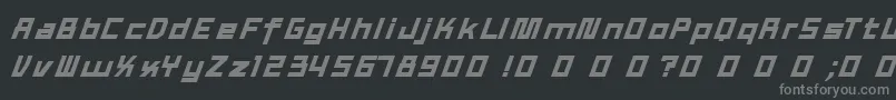 TexWork Font – Gray Fonts on Black Background
