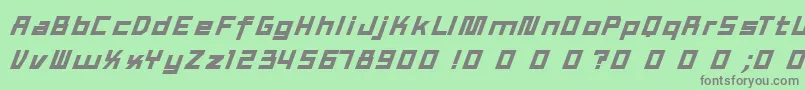TexWork Font – Gray Fonts on Green Background