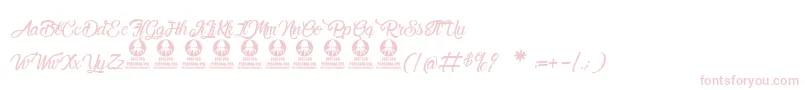 Melancholight-Schriftart – Rosa Schriften