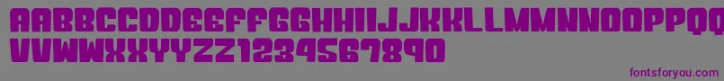 GomariceOkubaCloud Font – Purple Fonts on Gray Background