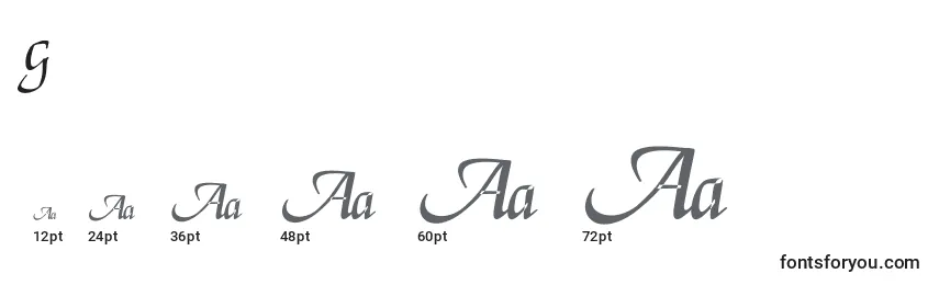 Garrison Font Sizes