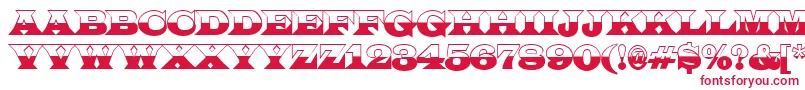 ALatinotitulbw Font – Red Fonts on White Background