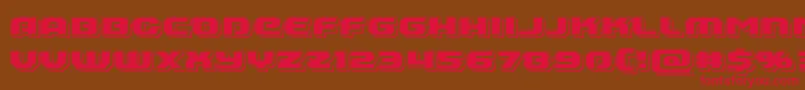 Annapolispunch Font – Red Fonts on Brown Background