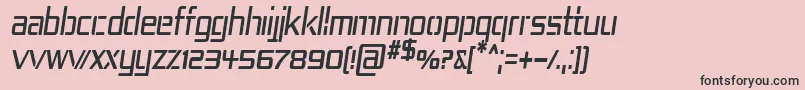 Rep4cni Font – Black Fonts on Pink Background