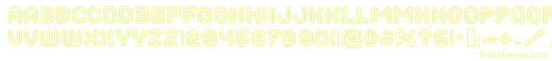 DotsAllForNowInlineJl Font – Yellow Fonts